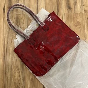 Brand New ✨ Elizabeth Arden Patent Leather Red Bag